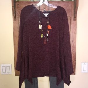 Top with Handkerchief sides NWT